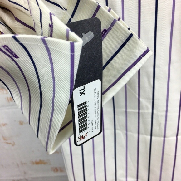 Paul Smith Mens Two Fold Button Front Dress Shirt - Picture 5 of 7